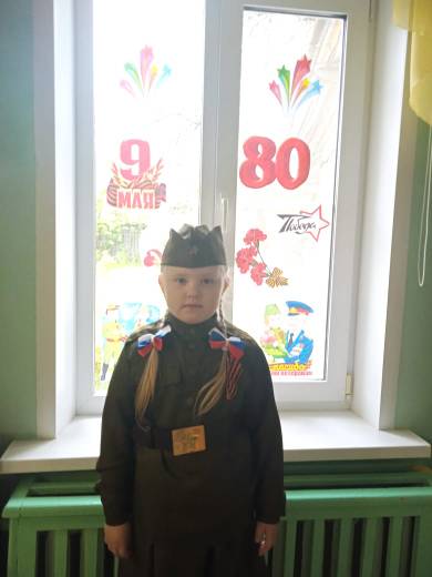Перед концертом к Дню Победы.